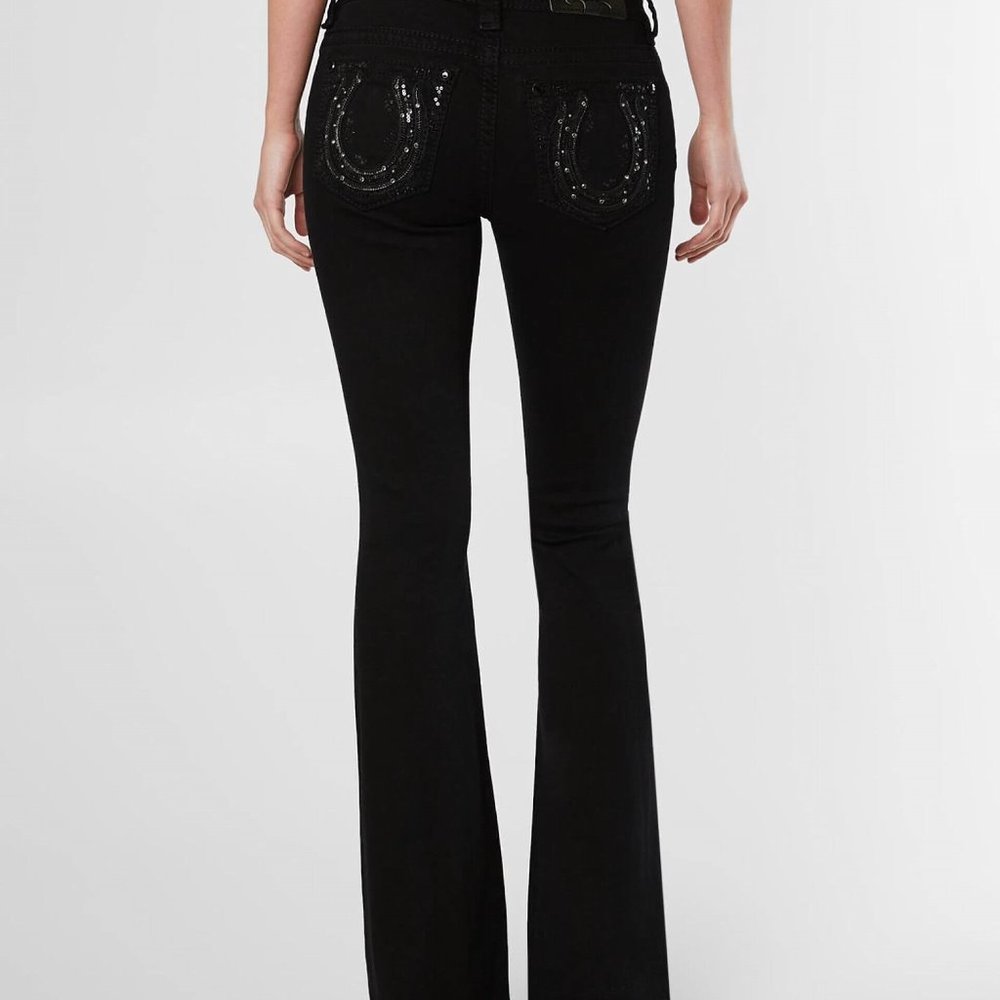 NWOT Miss Me Mid-Rise Flare Stretch Jean - Picture 2 of 16